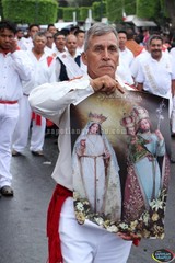 ASpecto del Tradicional REPARTO DE DÉCIMAS Anunciando la Festividad Josefina 2017
