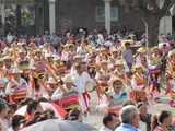 Danzantes y Sonajeros, agradecen con su baile al Patriarca San José en su tradicional Peregrinación Octubrina