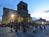 Aspecto del Día del Sonajero y Danzante en Plaza Las Fuentes, dentro del marco de la Feria Zapotlán 2017