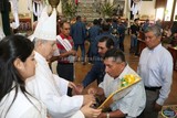 Diariamente llegan cientos de peregrinos a darle Gracias al Patriarca San José