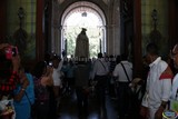 Aspecto de la Visita de San José y su Familia a la Col. Santa Rosa, Casa de la Mayordomía y su Regreso a Catedral