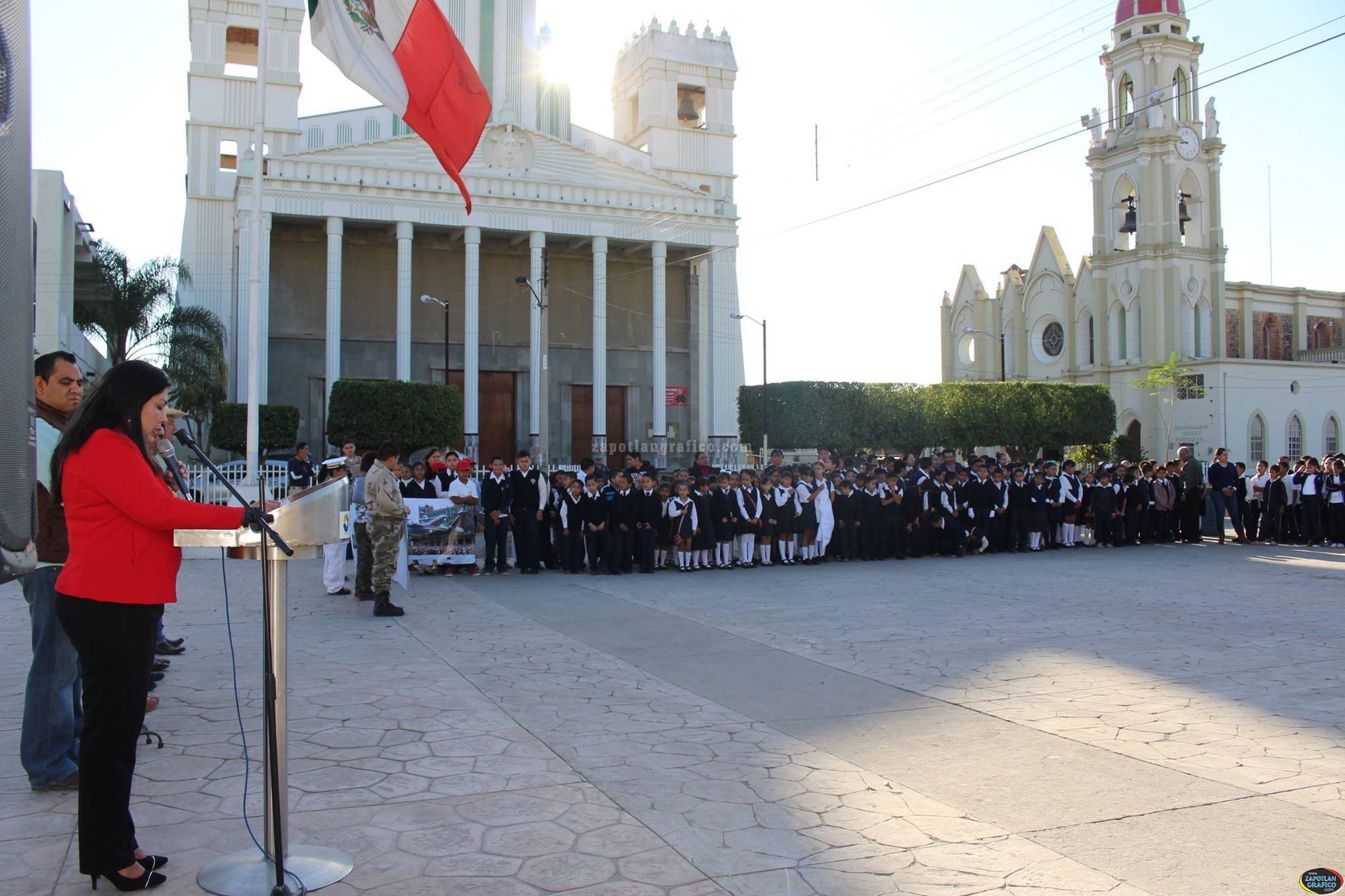 Zapotiltic conmemora el 187 Aniversario de la Armada de México.