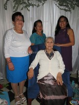 Aspectos del Festejo en el 90 Aniversario de la Sra. Eugenia Solano Baltazar