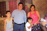 Mtro. Rene Santiago Macias supervisa programa Piso Firme en el que se beneficiaron 87 familias de Zapotiltic