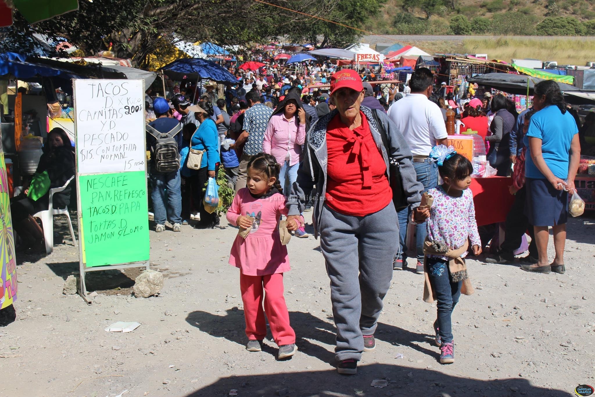 Apoya Gobierno de Zapotiltic en la Romería del Cerrito Guadalupano