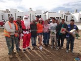 ZapotlanGrafico en la Lluvia de REgalos de la Comida Navideña para los trabajadores de la Construcción de ROASA