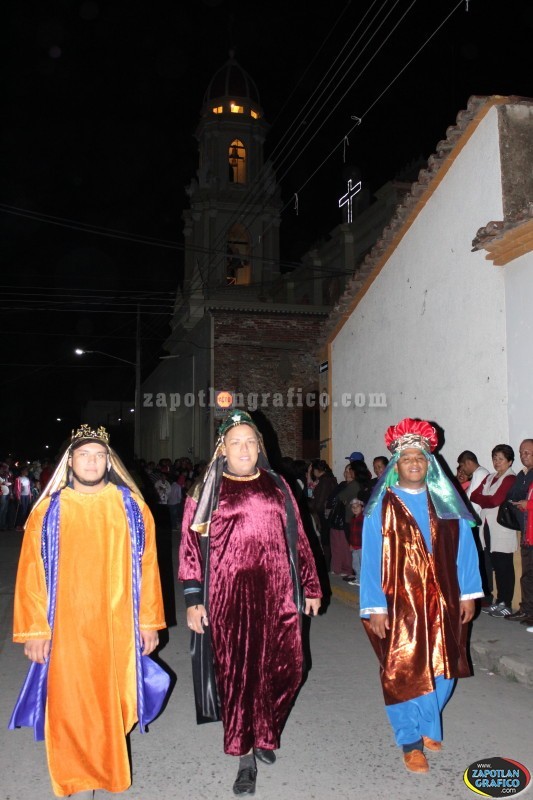 Aspecto del DESFILE NAVIDEÑO 2017 y Concierto de Villancicos en Zapotiltic