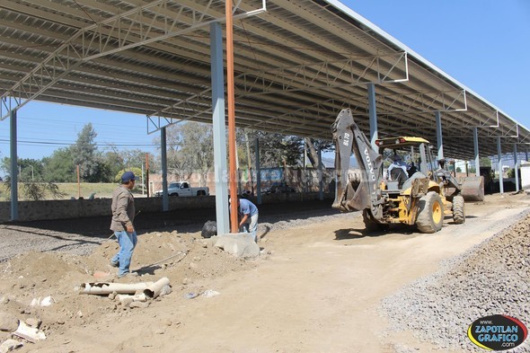 Continúan los Trabajos de Construcción del Nuevo Tianguis  en Zapotiltic, Jal.