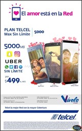 El Amor está en la Red con los mejores Planes Telcel en ViveloMobil