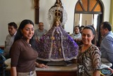 Aspectos de la Ceremonia  de Cambio de Vestuario a la Santísima Virgen del Sagrario de Tamazula 2018