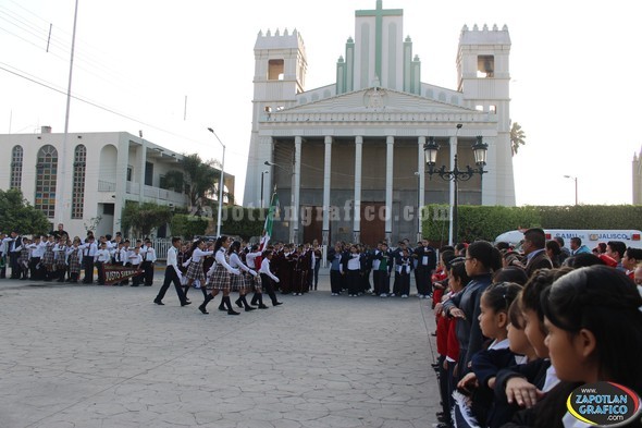 Conmemoran Día de la Constitución Mexicana en Zapotiltic, Jal.