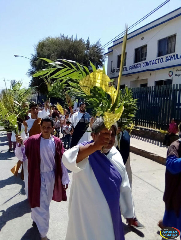 Aspectos del Domingo de Ramos en el Sur de Jalisco 2018