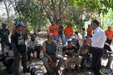 En San Marcos, Mpio. de Tonila, Alberto Esquer se comprometió a solucionar el problema del Agua y bajar recursos para mejorar el Campo.