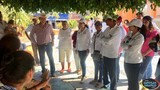 En la Delegación de La Higuera, municipio de Tuxpan, Chava Barajas, expuso: 