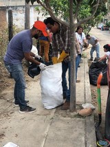 Actividades de Limpieza en la Colonia Primero de Agosto de Ciudad Guzmán, Jal.