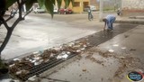 Para evitar riesgos en temporal de lluvias, realizan limpieza de desagües en el Centro Histórico de Ciudad Guzmán, Jal.
