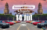Caravana y exhibición de autos Ford Mustang en Sayula