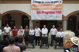 El Gobierno de Tamazula entrega apoyos a Discapacitados y Tinacos