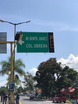 se llevó a cabo la reparación de los semáforos sobre el boulevard José María Martínez