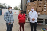 5.5 toneladas de ‘‘jitomate cherry’’ fueron donadas por la empresa Uttsa al municipio