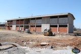 Trabajos de construcción del edificio (en su primera etapa) del Centro Universitario del Sur (CUSur) extensión Tamazula.