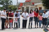 inauguración de las obras de pavimentación de las calles Privada Álvaro Obregón