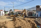 Cambió de las líneas de agua potable y drenaje sanitario de la calle Matamoros.