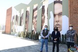 Presidenta Maria Luis Juan inauguró el mural de la fachada del Centro para la Cultura y las Artes “José Rolón”.