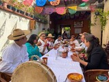 Panchito Sedano visita a la comunidad indígena de Tuxpan