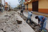 El Gobierno Municipal de Zapotiltic anuncia  un avance de obra del 50 % en los trabajos de rehabilitación del drenaje en la calle Reforma.
