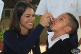 Autoridades Municipales y el Sector Salud hicieron acto de presencia en la Escuela Primaria “Miguel Hidalgo y Costilla”, en donde acudieron para dar inicio a la Tercera Semana Nacional de Salud en la