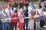 Francisco Sedano inaugura la calle Valentín Gómez Farías de Zapotiltic