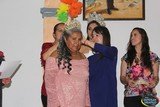 La Señora Francisca es coronada Reina I del Adulto Mayor El Rincón 2019.