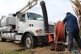 Vactor brinda mantenimiento a líneas de drenaje de la ciudad.